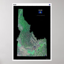 Idaho vom Raum-Plakat