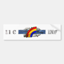 Identifikation DER INFANTERIE-11C 42. Auto Sticker