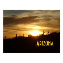 IDKP Arizona Sonnenuntergangpostkarte