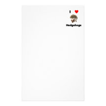 Igel der Liebe I Personalisierte Druckpapiere