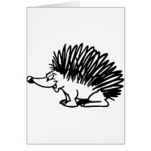 Igel Grußkarte
