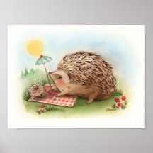 Igels-Sommernachmittag Kunst-Druck Plakatdrucke