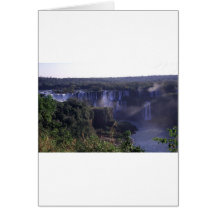 Iguacu fällt in Brasilien und Argentinien Karten