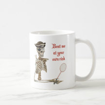 Ihr Risiko-Badminton-Pirat Tasse