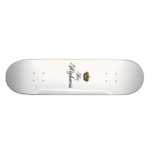 Ihre Hoheit (Teil von seinem und von ihrem Set) Individuelle Skateboards