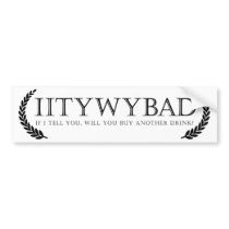 IITYWYBAD autoaufkleber