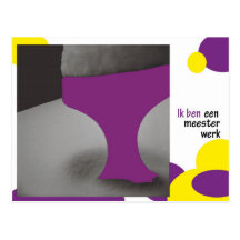 Ik ben een meesterwerk postkarte