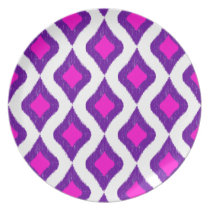 Ikat inspirierte Muster teller