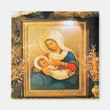 IKon in der Kirche der Geburt Christi, Bethlehem Kühlschrankmagnet