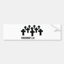 Ikone des Friedhofs 2,0 Auto Sticker