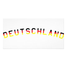 Ikone Deutschland Farben Foto Grußkarte