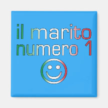 IL Marito Numero 1 - Ehemann der Nr.-1 auf italien Magnete