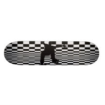 Illusionen auf der Wand Skateboardbretter