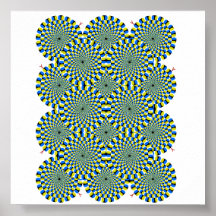 Illusionskreise Plakatdrucke