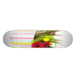 Illustration der Rosen und der Gerberas in farbige Individuelle Decks