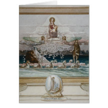 Illustration von Dantes "göttlicher Komödie" 2 Grußkarte