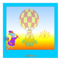 Im Ballon aufsteigen poster