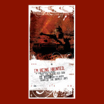 I'M BEING HUNTED (Leinwand) poster