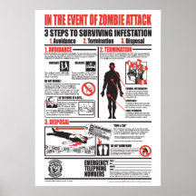 IM FALLE DES ZOMBIE-ANGRIFFS (DELUXE VERSION) PLAKATDRUCKE