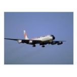 Im Flugzeug Eil-DC-8 Postkarte