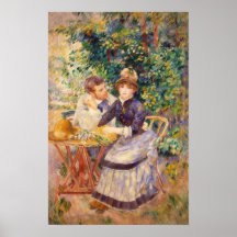 Im Garten durch Pierre-Auguste Renoir Plakatdruck
