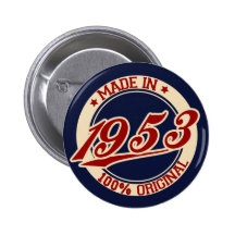 Im Jahre 1953 gemacht Button