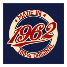 Im Jahre 1962 gemacht Personalisierte Einladungen