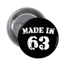 Im Jahre 1963 gemacht Buttons
