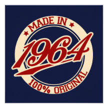 Im Jahre 1964 gemacht Personalisierte Einladungen