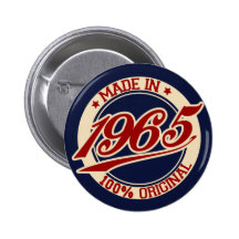 Im Jahre 1965 gemacht Anstecknadelbutton