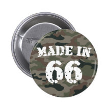 Im Jahre 1966 gemacht Anstecknadelbuttons