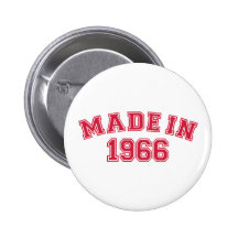 Im Jahre 1966 gemacht Buttons