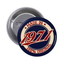 Im Jahre 1971 gemacht Anstecknadelbutton