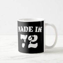 Im Jahre 1972 gemacht Kaffee Tassen