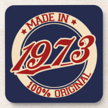 Im Jahre 1973 gemacht Cocktail Untersetzer