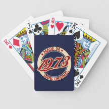 Im Jahre 1973 gemacht Poker Karten
