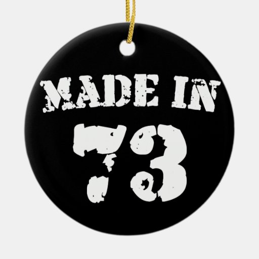 Im Jahre 1973 gemacht Weihnachtsbaum Ornament