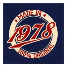Im Jahre 1978 gemacht Einladungen