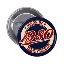 Im Jahre 1980 gemacht Anstecknadel