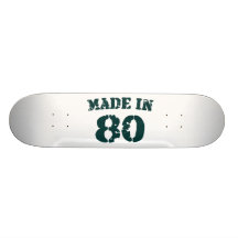 Im Jahre 1980 gemacht Individuelle Skateboards