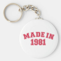 Im Jahre 1981 gemacht Schlüsselanhänger
