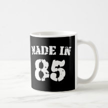 Im Jahre 1985 gemacht Kaffeetassen