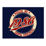 Im Jahre 1986 gemacht Postkarte