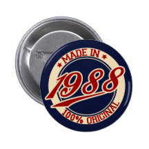Im Jahre 1988 gemacht Anstecknadel