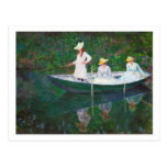 Im norwegischen Boot bei Giverny Claude Monet Postkarten