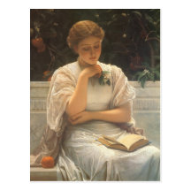 Im Orangery durch Charles Edward Perugini Postkarten