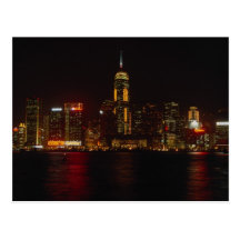 Im Stadtzentrum gelegenes Hong Kong von Kowloon Postkarten