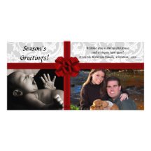 Imitat-Geschenk-Bogen, Fotokarte des Weihnachten2-