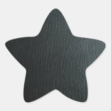 Imitat-schwarze lederne Beschaffenheit Sternaufkleber