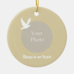 Immer in unserer Herz-Erinnerungsweihnachtsverzier Weihnachtsbaum Ornament